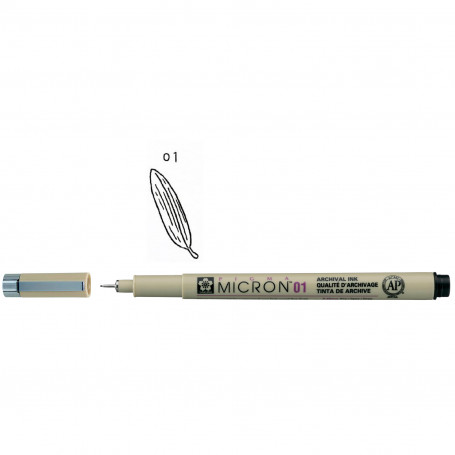 Rotulador Pigma Micron Negro Sakura Trazo 0,25 mm