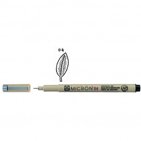 Rotulador Pigma Micron Negro Sakura Trazo 0,40 mm