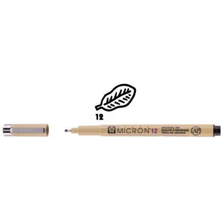 Rotulador Pigma Micron Negro Sakura Trazo 0,70 mm