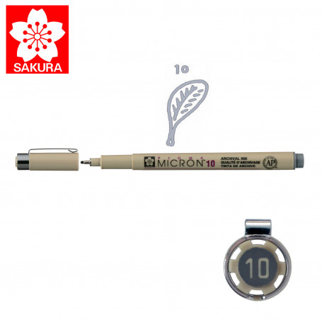 Rotulador Pigma Micron Sakura Gris Frío Trazo 0,60mm