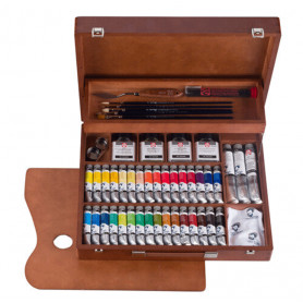 Pinturas al Òleo Van Gogh en Caja de Madera Superior