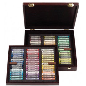 Caja Madera 90 Pasteles Selección Paisaje Profesional Rembrandt