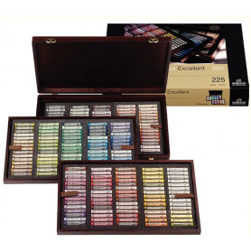 Caja madera Excellent 225 Pasteles Rembrandt