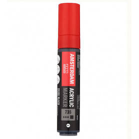 Rotulador Acrílico Punta L Negro Óxido Amsterdam