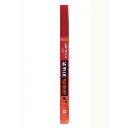 rotulador-acrilico-amsterdam-punta-s-bermellon- puntas intercambiables