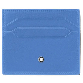 Tarjetero Piel Meisterstück para 6 tarjetas Azul claro Montblanc