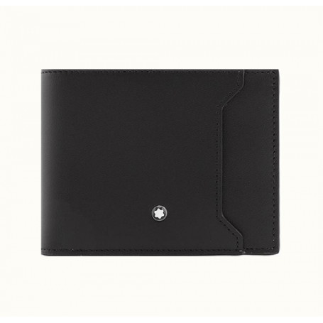 Cartera Meistertück Soft Negro 6 tarjetas Montblanc