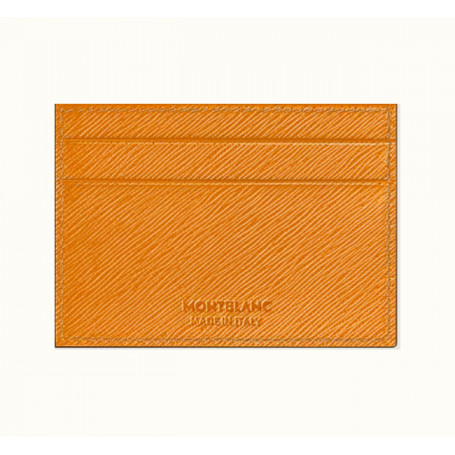 Tarjetero 5 tarjetas Piel Azafrán Sartorial 