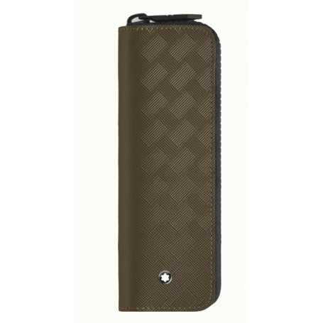Estuche Piel Extreme 3.0 Verde Khaki 1 Pieza cremallera Montblanc