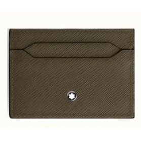 Tarjetero 5 tarjetas piel Sartorial Khaki Montblanc
