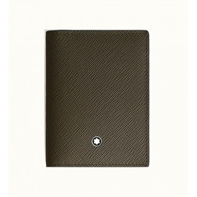 Minicartera 4 tarjetas piel Sartorial Khaki