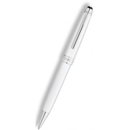 Bolígrafo Classique Blanco Resina y Platino