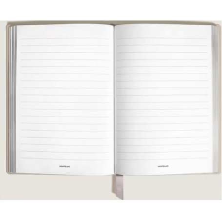 Libreta Piel Sartorial con Líneas Beige