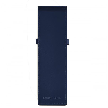 Estuche Piel 2 Artículos Escritura Azul 