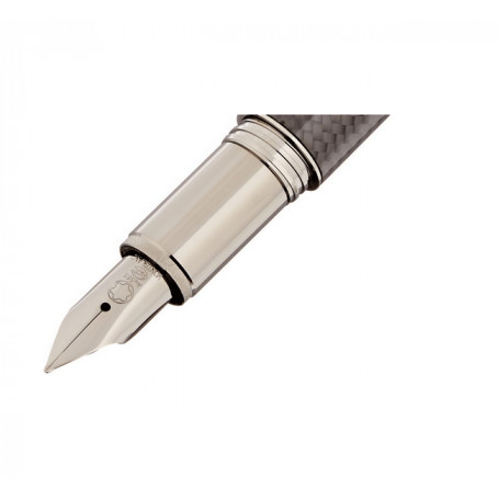 Estilográfica Ultimate Carbón y platino 