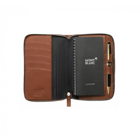 Agenda Diario sw Coñac cremallera Montblanc