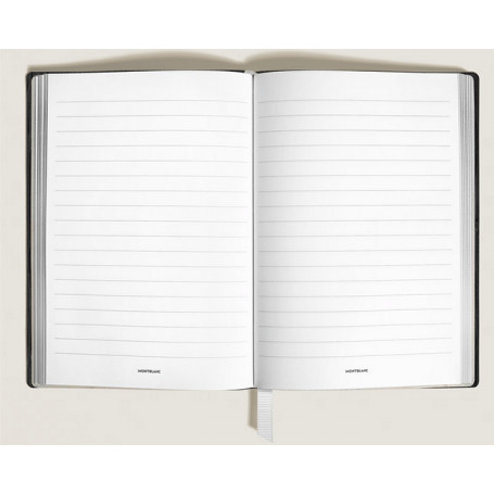 Libreta rayada Medium Corteccia negra Piel