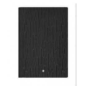 Libreta rayada Medium Corteccia negra Piel