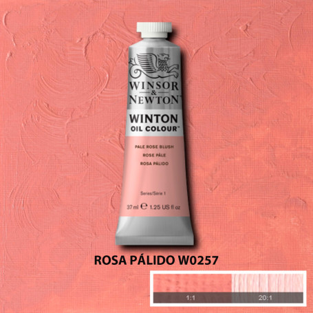 Óleo Winton Tubo 37 ml Amarillos Rojos y Malvas Winsor & Newton Rosa Pálido W0257