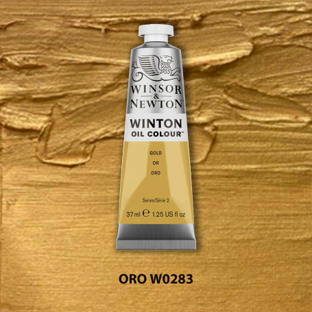 Óleo Winton Tubo 37 ml Colores Metálicos Winsor & Newton Oro W0283