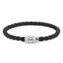 Pulsera con Cierre de 3 anillas en Piel tamaño 60