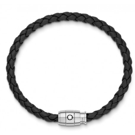 Pulsera con Cierre de 3 anillas en Piel tamaño 60