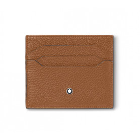 Tarjetero Piel 6 tarjetas Soft Grain Caramelo