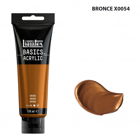 Acrílico Basics 118 ml Liquitex Tonos Metálicos e Iridiscentes 054-Bronce