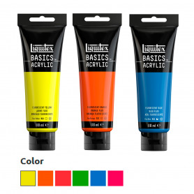 Acrílico Basics 118 ml Liquitex Colores Fluorescentes