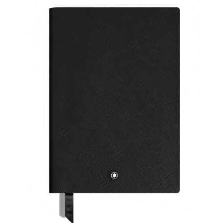 Cuaderno Piel negro mediano Sartorial hojas blancas