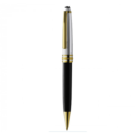 Portaminas 0.7 mm Doué Resina Negra Capuchón plata oro Meisterstück