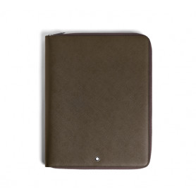 Funda Piel Caqui Cuaderno mediano Sartorial