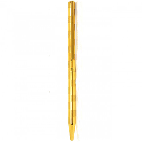 Bolígrafo Damier Plaqué Oro Dupont
