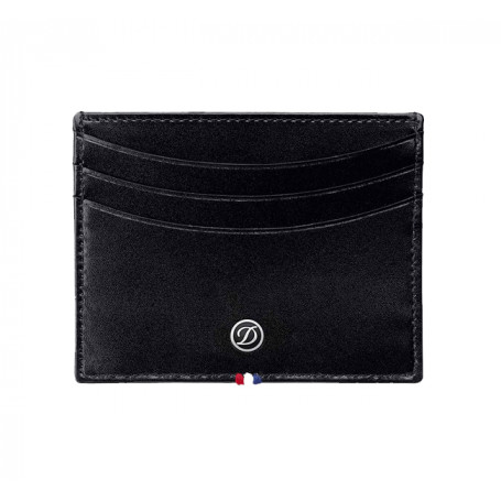Tarjetero 6 tarjetas Linea D negro