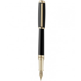 Estilográfica Elysee Linea D Negra Oro S.T Dupont