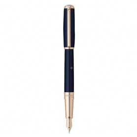 Estilográfica Elysee Línea Azul Oro