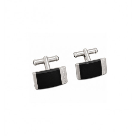 Gemelos de Acero y Resina Negra Montblanc