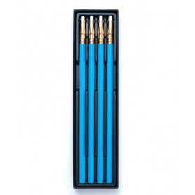 Caja de 4 lápices Azules Blackwing