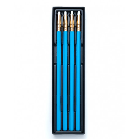 Caja de 4 lápices Azules Blackwing