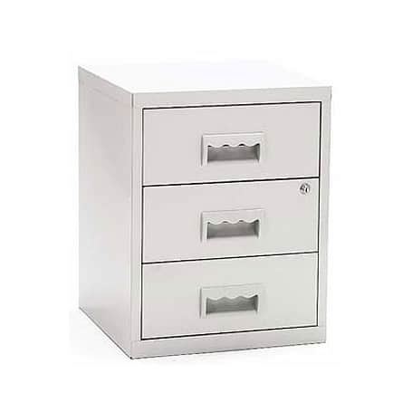 Archivador metálico 3 cajones - Ficheros y Fichas - Goya Virtual