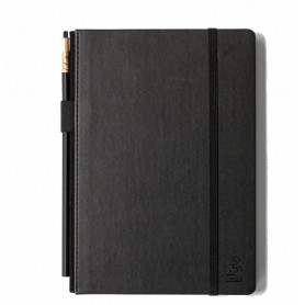Cuaderno Slate A5 Negro Liso 148x210 +1 lápiz