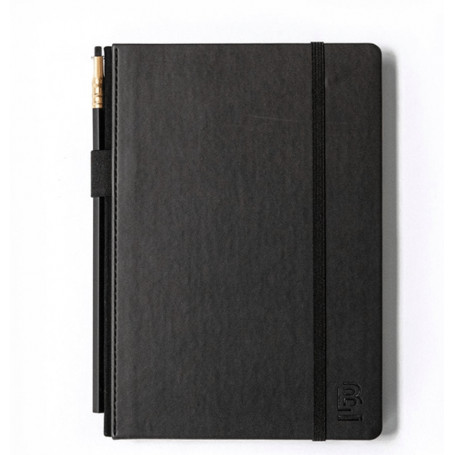 Cuaderno Slate A4 negro puntos 210x297 + lápiz
