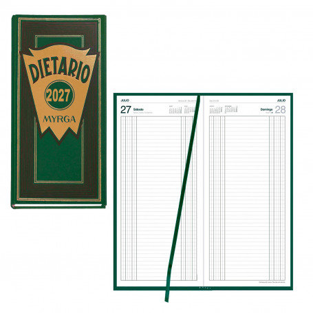Dietario 2/3 Myrga Verde