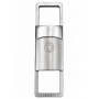 LLavero Acero doble Anilla Rectangular Montblanc