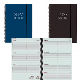 Agenda Espiral Opaque E40 Semana Vista Finocam 2027