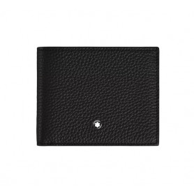 Cartera con Monedero Piel Negra 4 tarjetas Montblanc