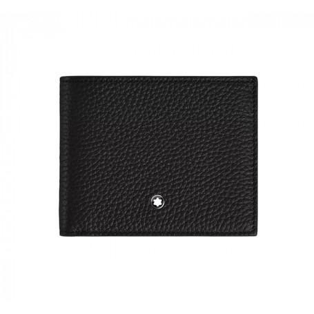 Cartera con Monedero Piel Negra 4 tarjetas Montblanc