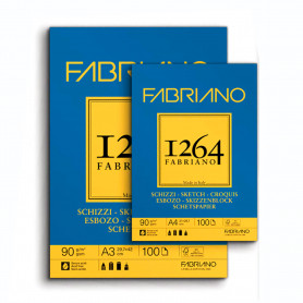 Bloc Encolado 120 Hojas 90gr/m2 1264 Sketch Fabriano