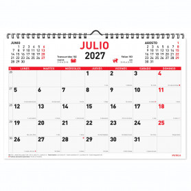 Planning Mensual Espiral 43x31 cm Myrga 2027