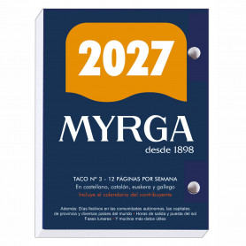Taco de Sobremesa Nº 3 Myrga 2027
